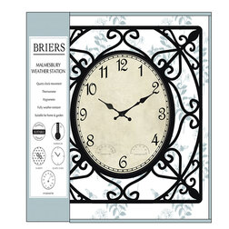 Часы уличные в кованой раме Malmesвury (Briers/b6129)