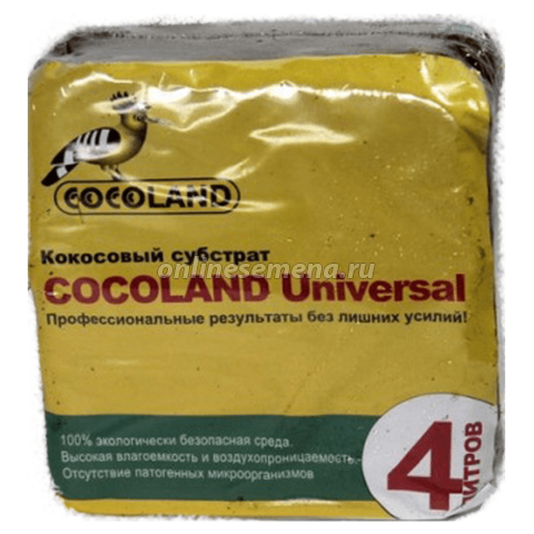Субстрат кокосовый Cocoland Universal в брикетах (4л)