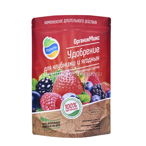 ОрганикМикс Удобрение для клубники и ягодных (800 г)